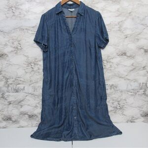 J. Jill Blue Denim Dress